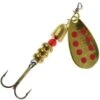 CUILLER TOURNANTE BRETTON OR POINTS ROUGES - PACK -Daiwa Soldes cuiller tournante bretton or points rouges pack z 1350 135048
