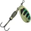 CUILLER TOURNANTE EVIA STRIPE MOD8 B - OR/VERT -Daiwa Soldes cuiller tournante evia stripe mod8 b or vert z 1643 164302
